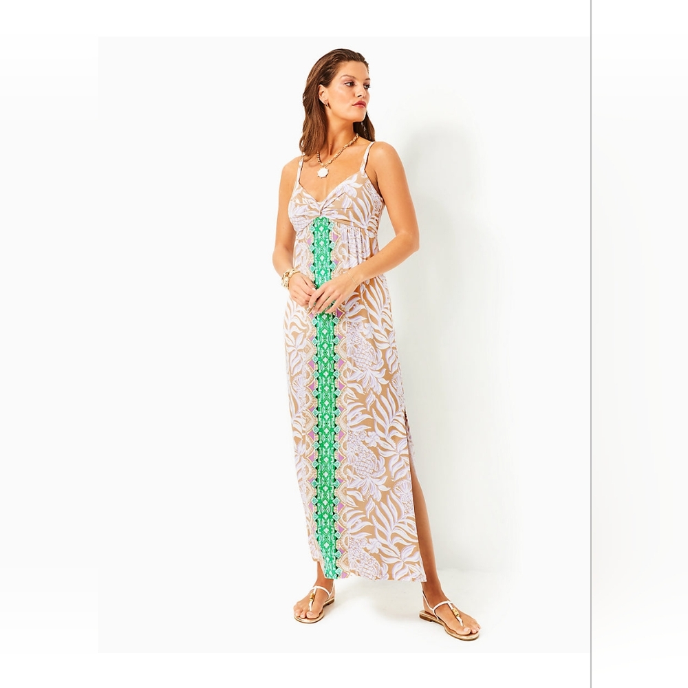 NWT Lilly Pulitzer Floralie Maxi Dress - 12 - Picture 3 of 6